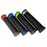 Ручки руля 130мм черные с цветной окантовкой 3172661-78